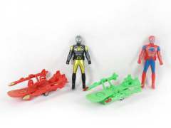 Pull Back Chariot & Spider Man(2C)