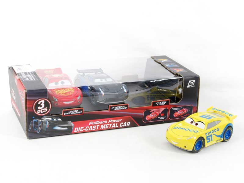 Pull Back Racing Car W/L_M(3in1) toys