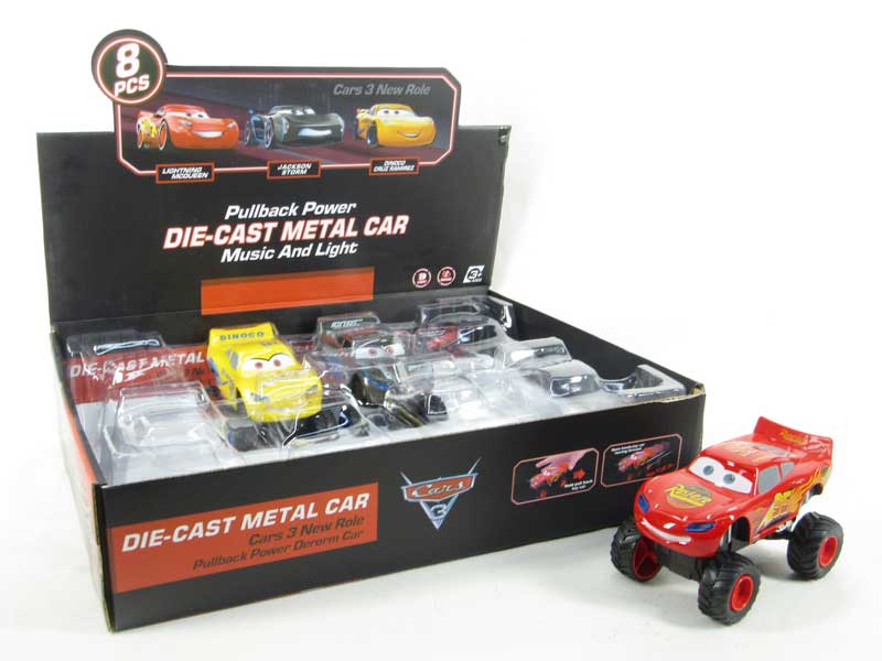 Die Cast Racing Car Pull Back W/L_M(8pcs) toys