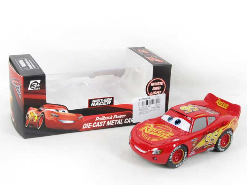 Die Cast Racing Car Pull Back W/L_M toys
