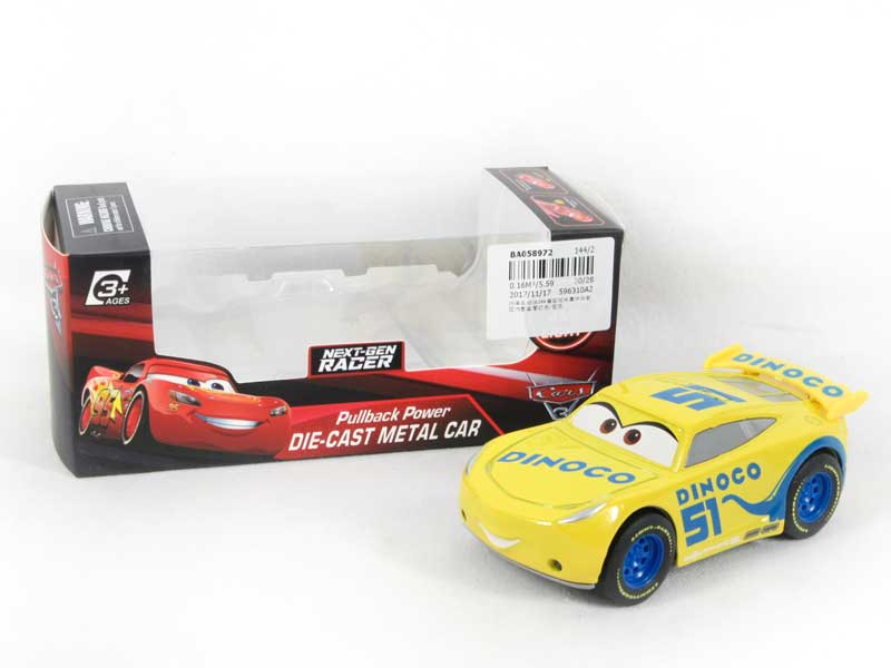 Die Cast Racing Car Pull Back W/L_M toys