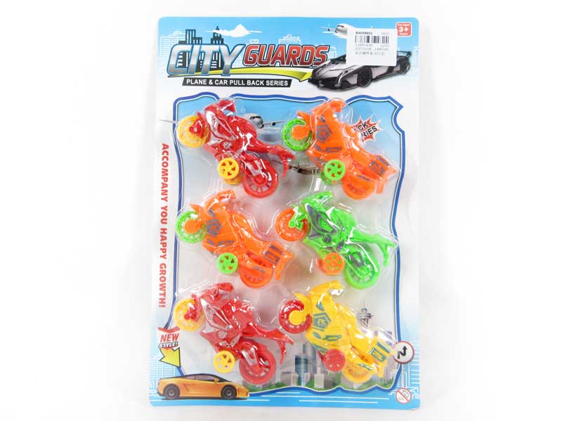 Pull Back Motorcycle(6in1) toys
