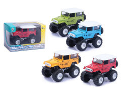 Die Cast Jeep Pull Back(4C) toys