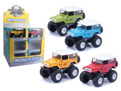 Die Cast Jeep Pull Back(24in1)
