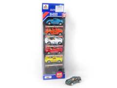 1:55 Die Cast Sports Car Pull Back(6in1)
