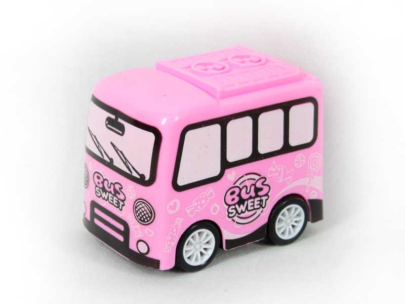 Pull Back Bus(2C) toys