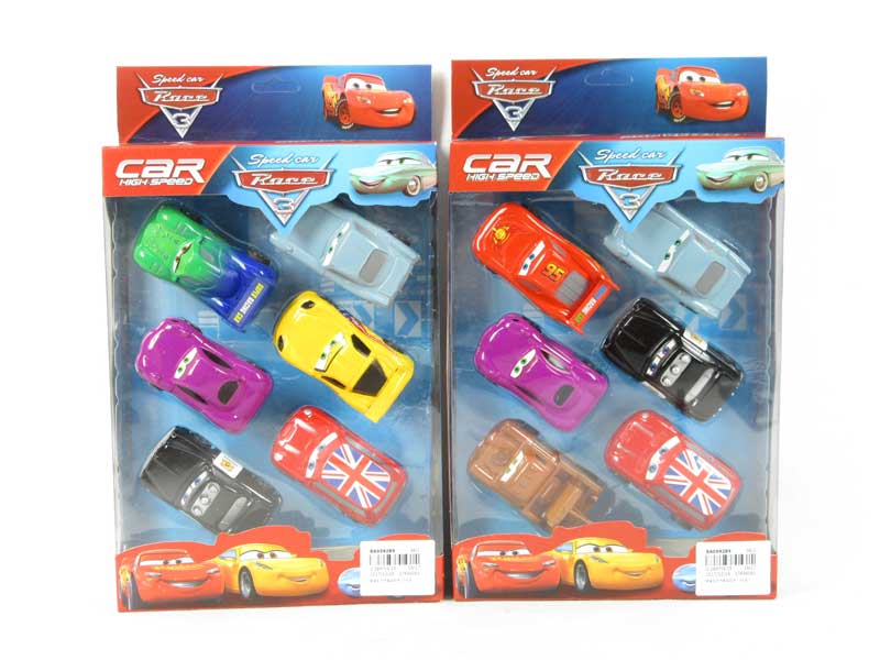 Pull Back Car（6in1） toys