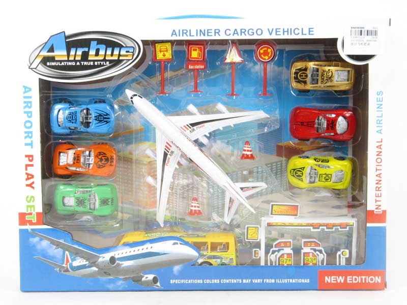 Pull Back Airplane Set toys