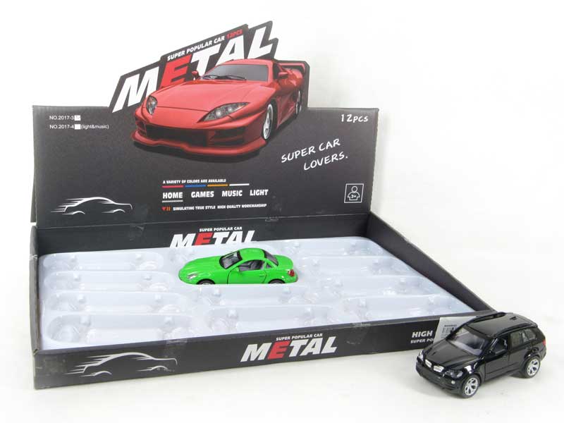 Die Cast Car Pull Back(12in1) toys