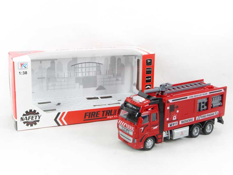 Die Cast Fire Engine Pull Back toys