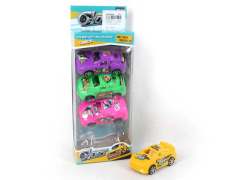 Pull Back Raing Car4in1) toys