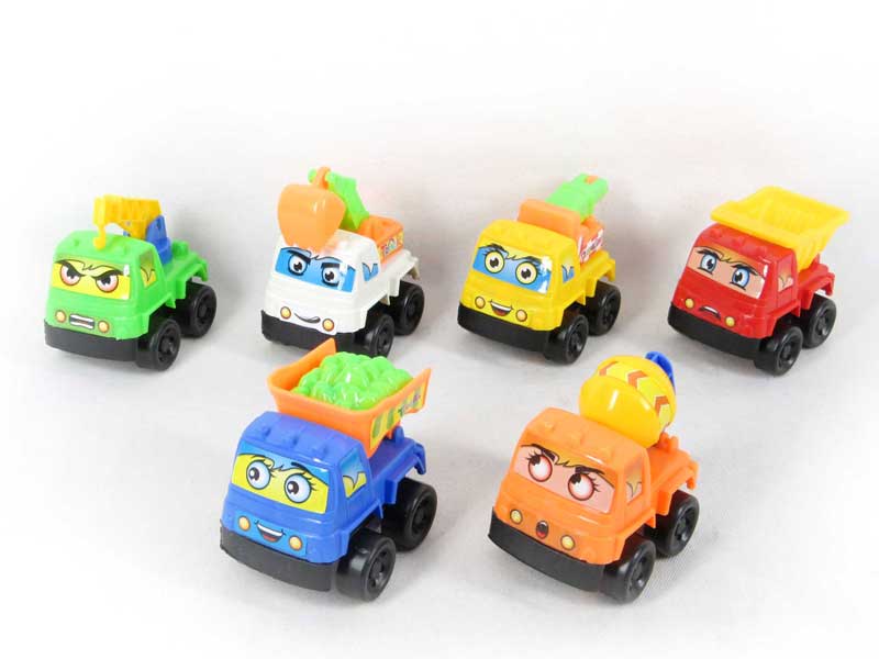 Pull Back Construction Truck(6S6C) toys