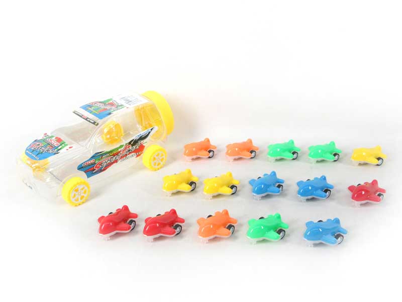 Pull Back Plane(15in1) toys