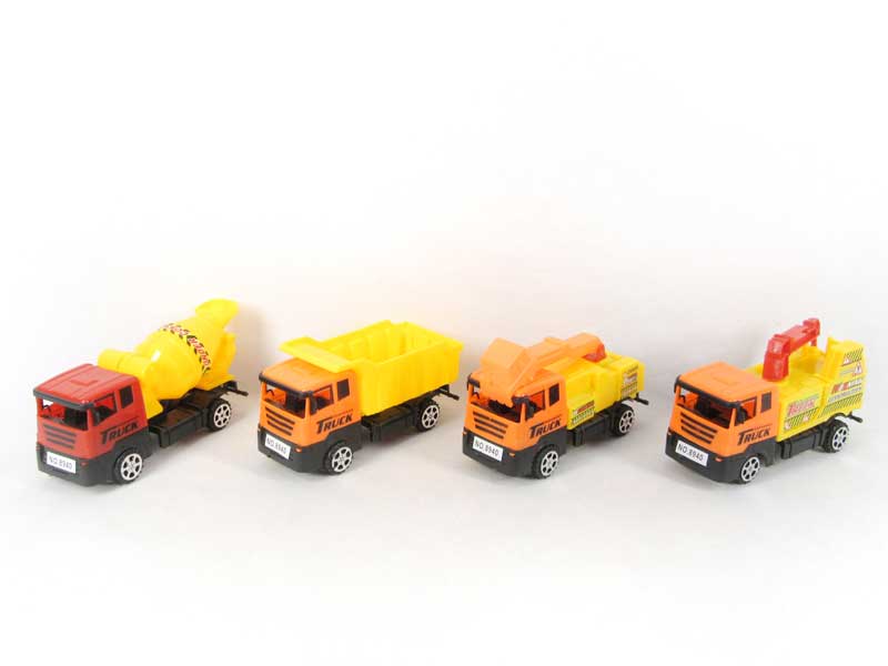 Pull Back Construction Car(4S) toys