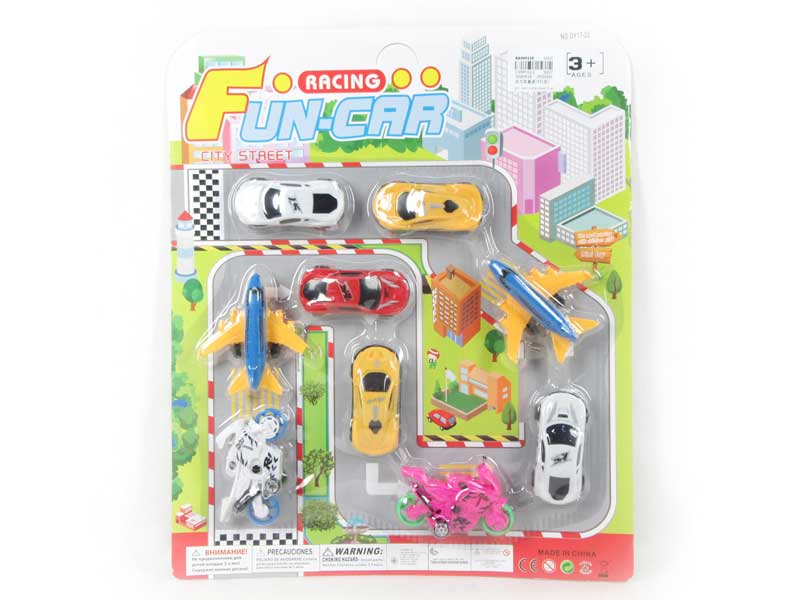 Pull Back Car Set(9in1) toys