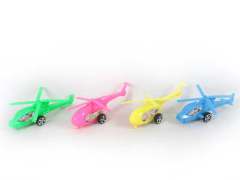 Pull Back Helicopter(4C) toys