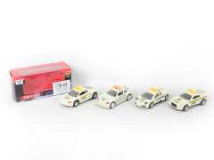 1:50 Die Cast Taxi Pull Back(4S)