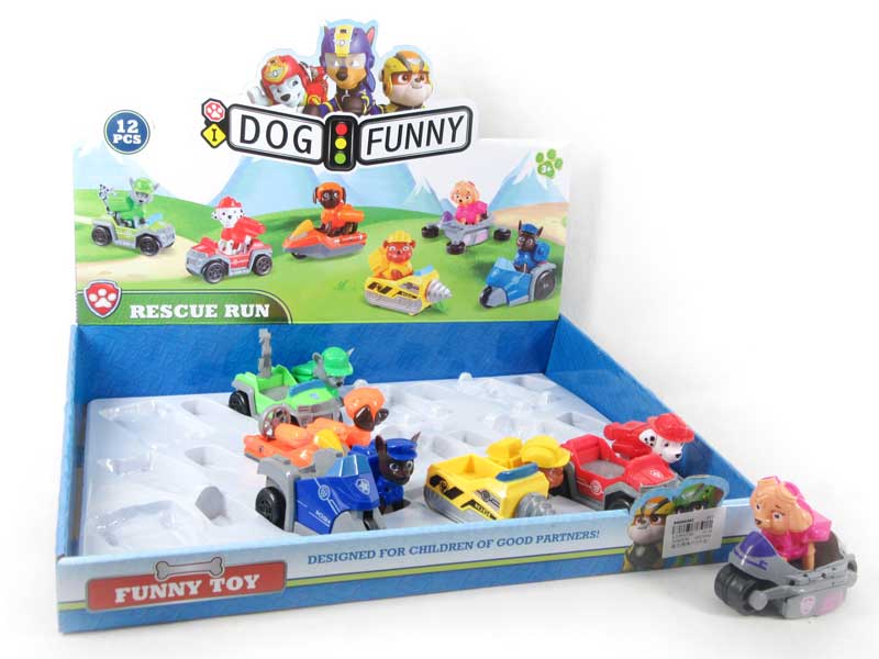 Pull Back Dog Car(12in1) toys