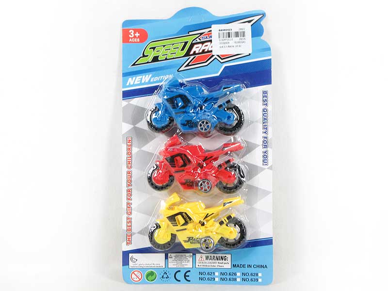 Pull Back Motorcycle(3in1) toys