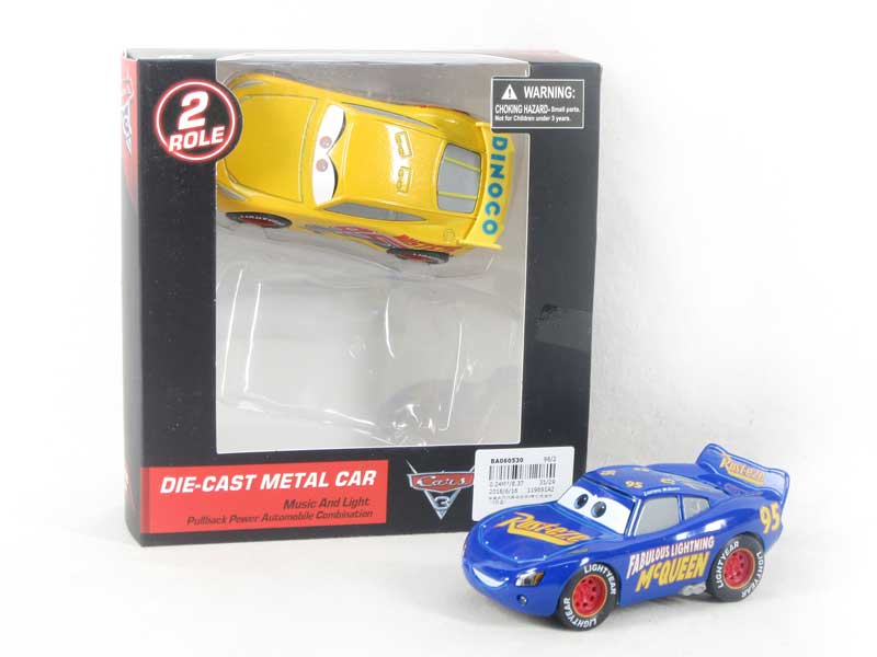 Die Cast Car Pull Back W/L_M(2in1) toys