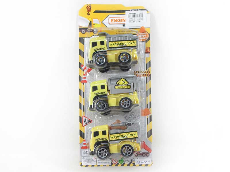 Pull Back Construction Truck(3in1) toys