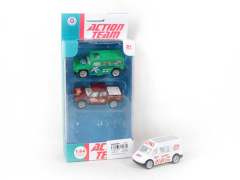 Die Cast Business Car Pull Back(3in1)