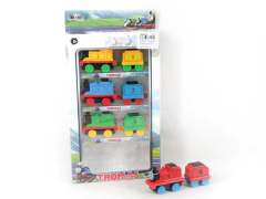 Die Cast Train Pull Back(4in1)