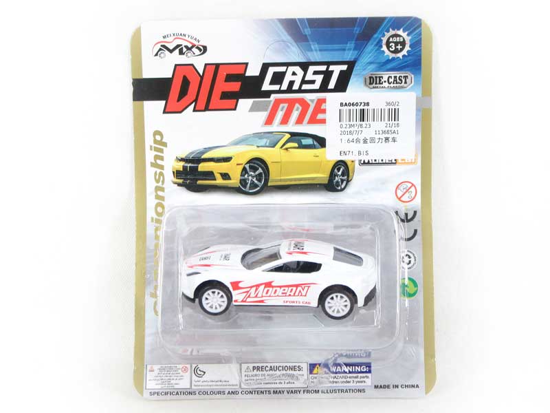 1:64 Die Cast Racing Car Pull Back toys