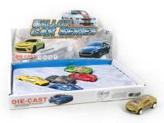 1:64 Die Cast Sports Car Pull Back(12in1)