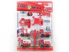 Pull Bck Fire Engine Set