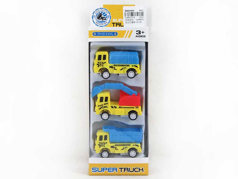 Pull Back Construction Truck(3in1) toys