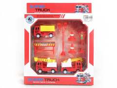 Pull Back Fire Engine & Guide(3in1)