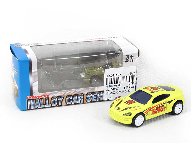 Die Cast Sports Car Pull Back(4S) toys