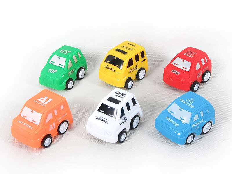 Pull Back Car(6in1\) toys
