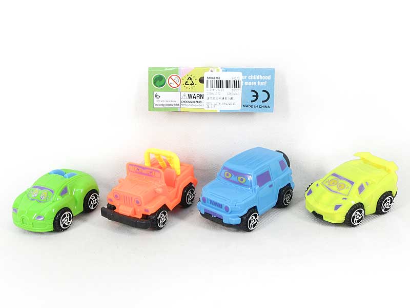 Pull Back Cartoon Car(4S) toys