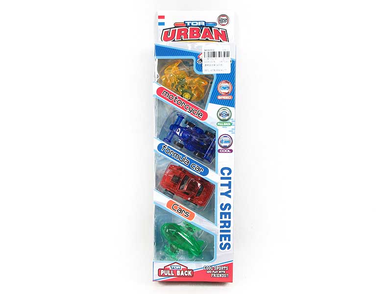 Pull Back Car(4in1) toys