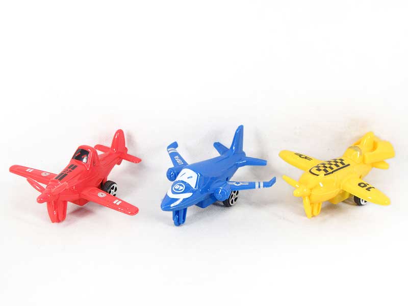 Pull Back Plane(3S3C) toys