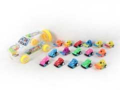 Pull Back Racing Car & Pull Back Construction Truck(16in1)