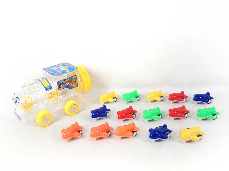 Pull Back Plane(15in1) toys