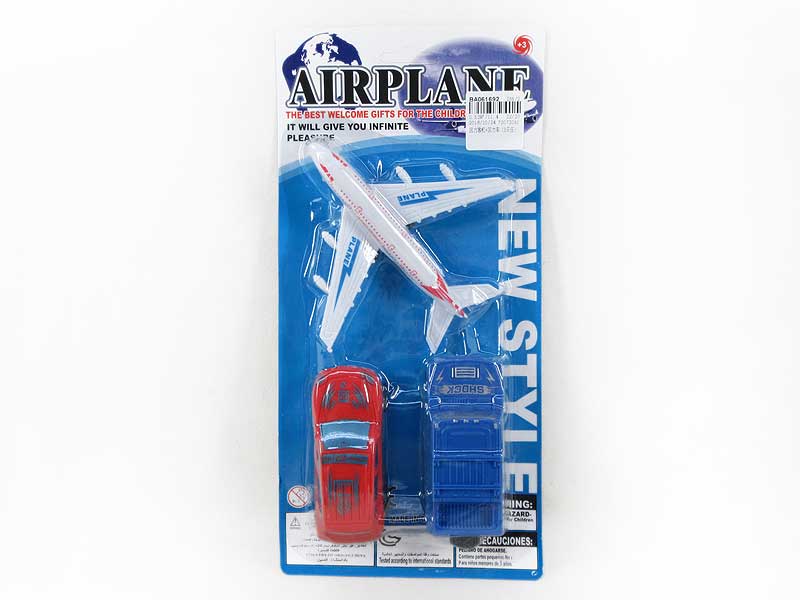 Pull Back Airplane & Pull Back Car(3in1) toys