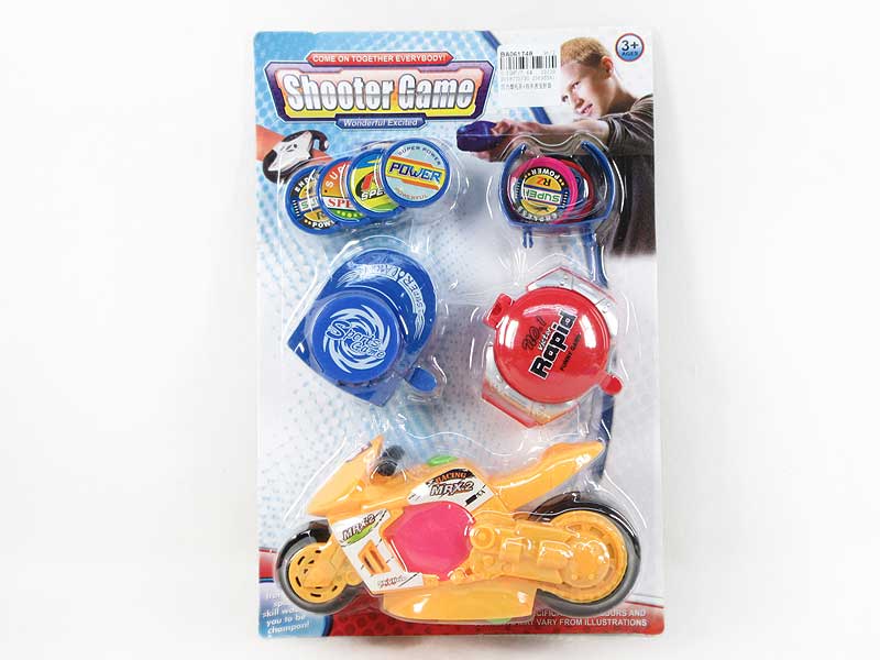 Pull Back Motorcycle & Emitter toys