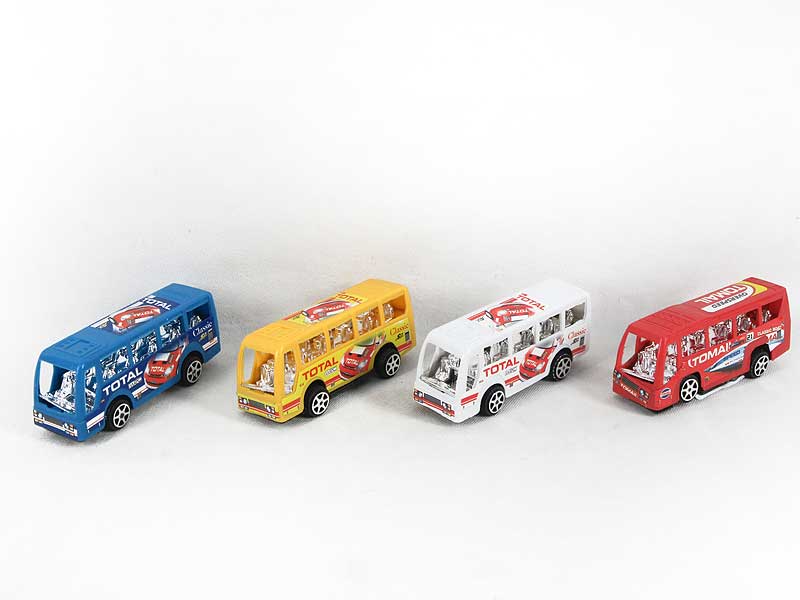 Pull Back Bus(4in1) toys