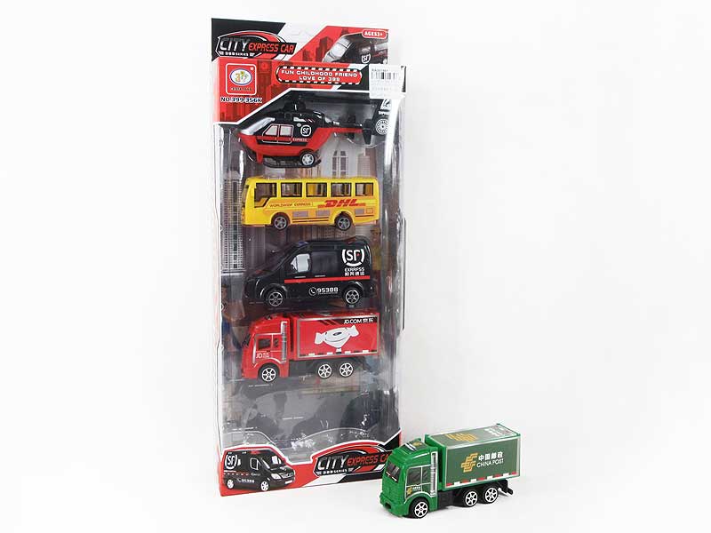 Pull Back Express Car(5in1) toys