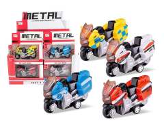 Die Cast Motorcycle Pull Back(12in1)