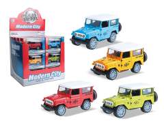 Die Cast Jeep Pull Back(24in1)
