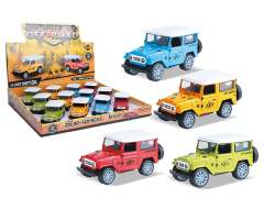 Die Cast Jeep Pull Back(12in1)