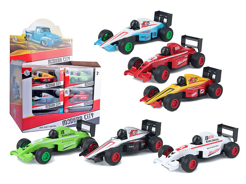 Die Cast Equation Car Pull Back(24in1) toys