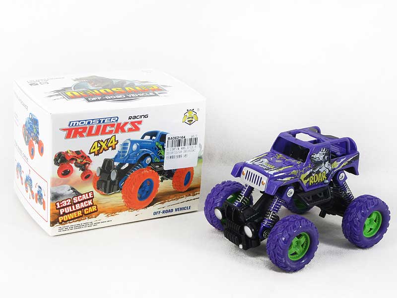 Pull Back Jeep(4C) toys