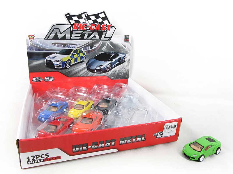 Die Cast Car Pull Back(12in1) toys