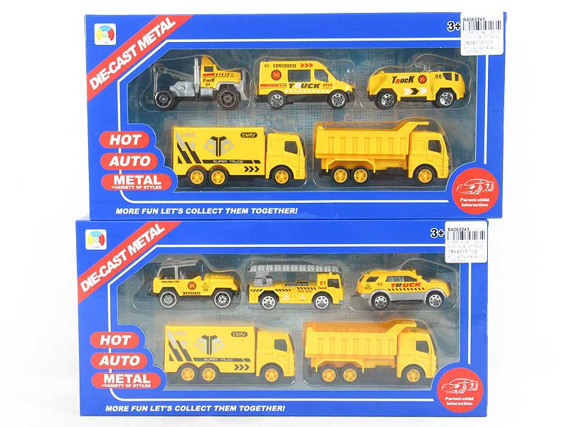 Die Cast Car Pull Back(5in1) toys